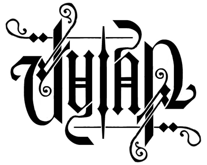 ambigram tattoos. Nick requested for an ambigram
